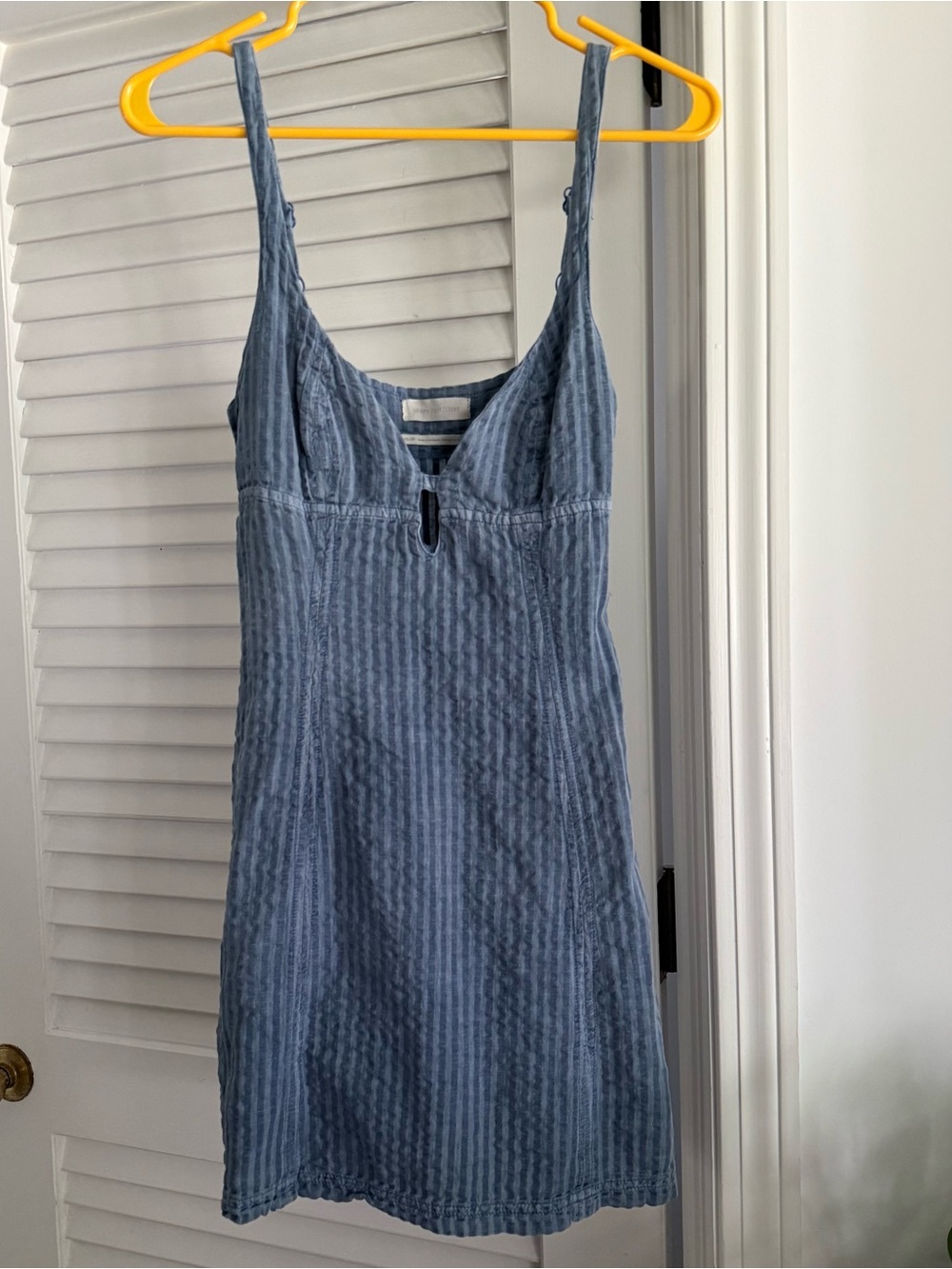 Urban Outfitters Blue Striped Mini Sundress